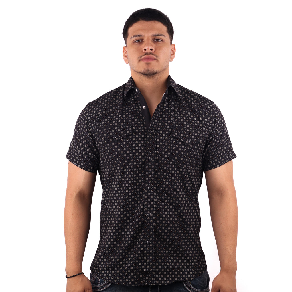 Camisa Vaquera Manga Corta Corte Clásico - PV018