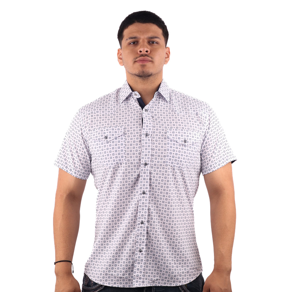 Camisa Vaquera Manga Corta Corte Clásico - PV019