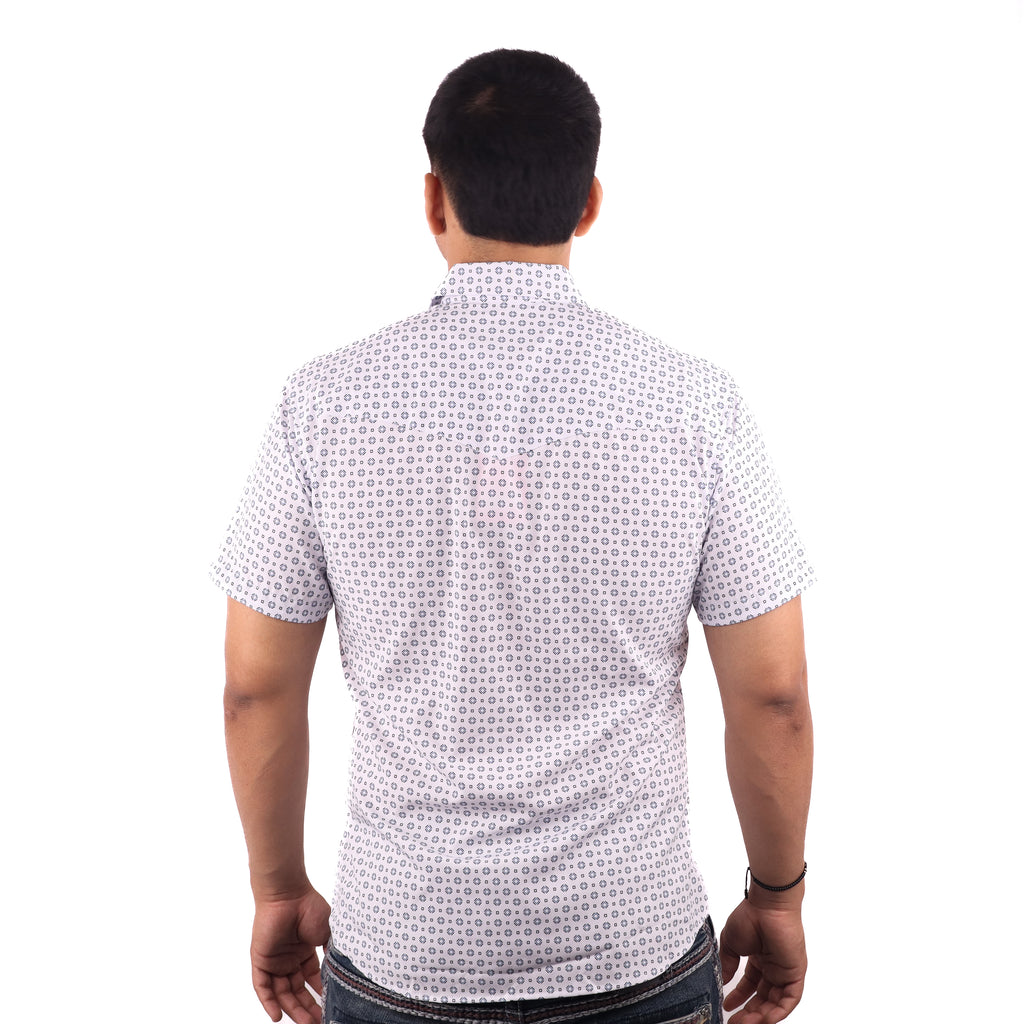 Camisa Vaquera Manga Corta Corte Clásico - PV019