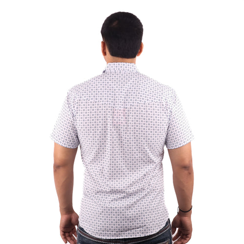Camisa Vaquera Manga Corta Corte Clásico - PV019