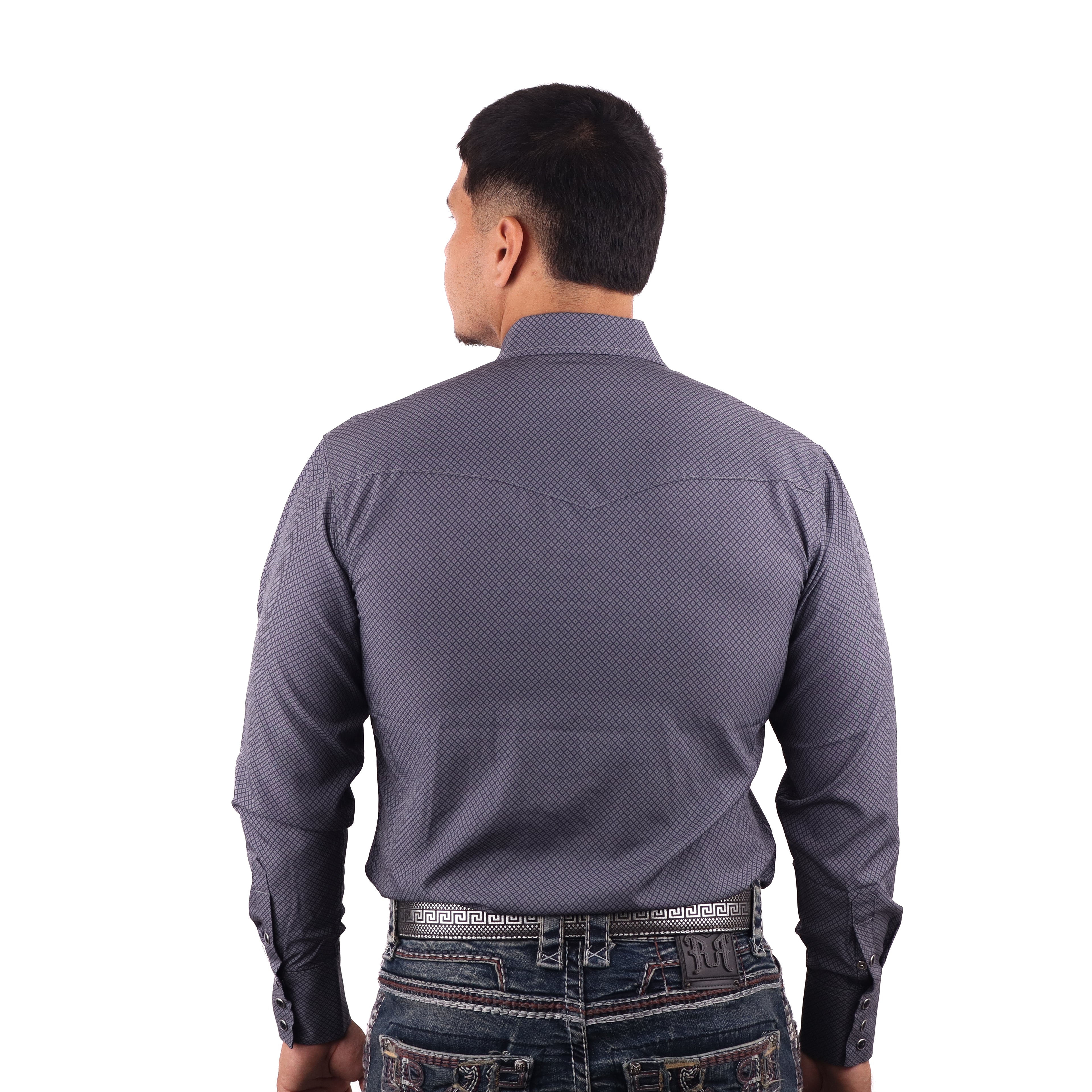 Camisa Vaquera Manga Larga Corte Clásico - PV022