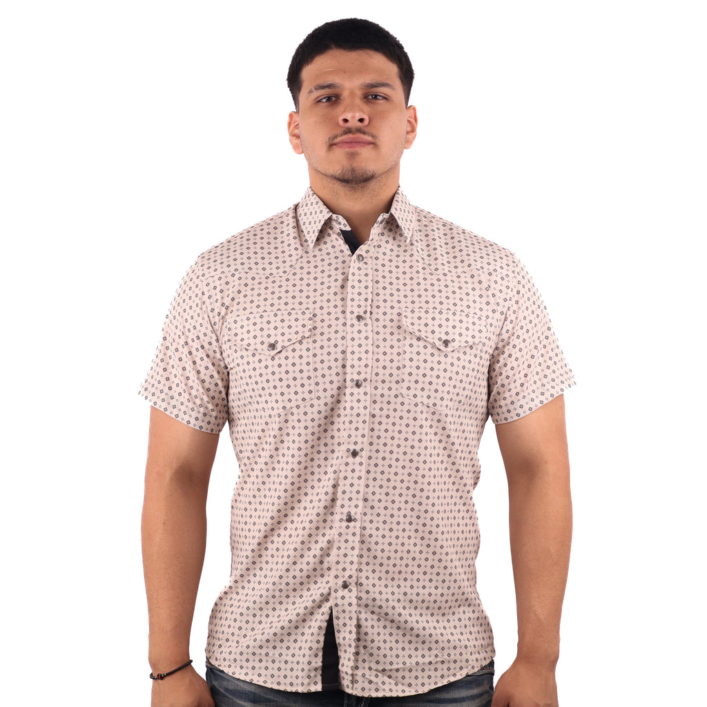 Camisa Vaquera Manga Corta Corte Clásico - PV016