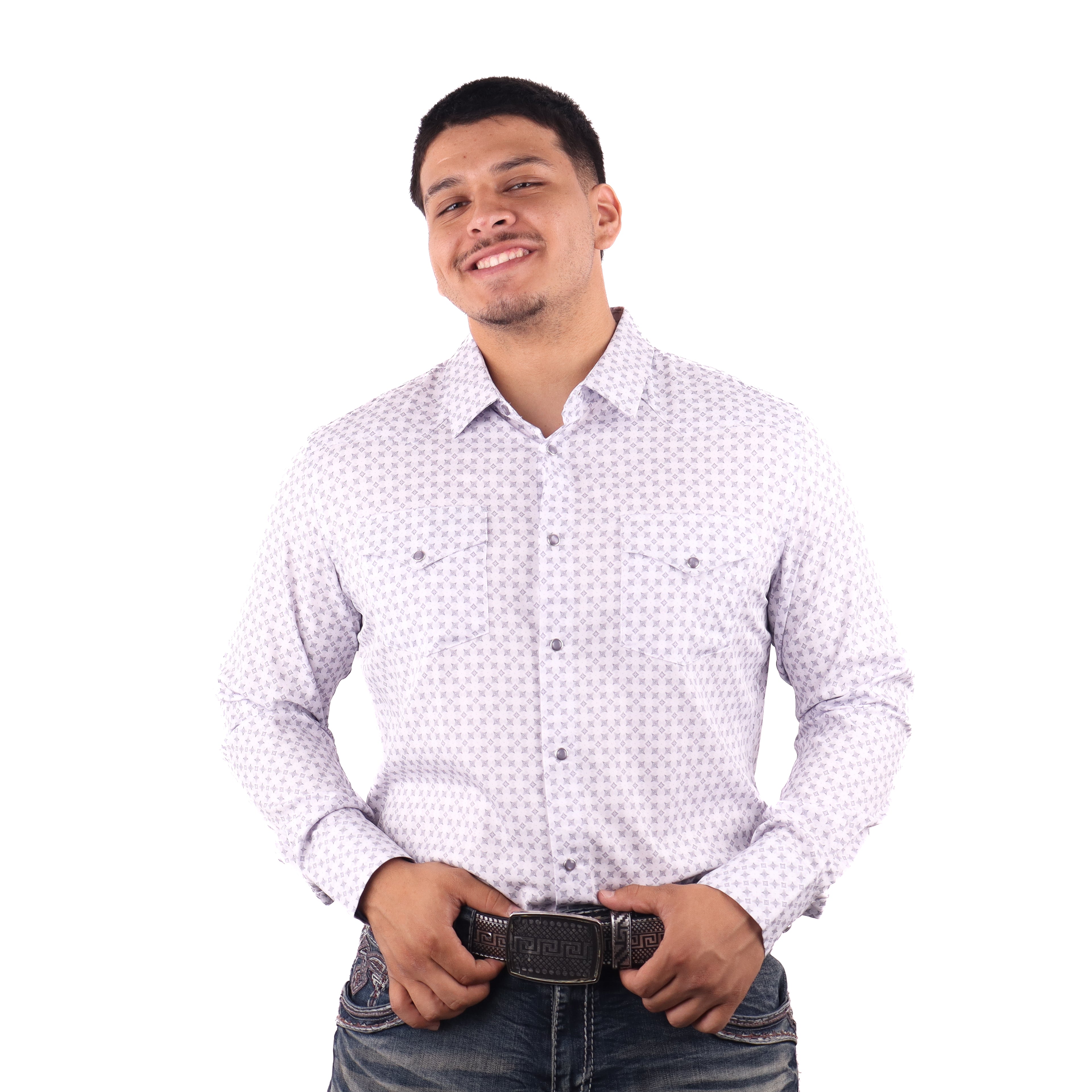 Camisa Vaquera Manga Larga Corte Clásico - PV013